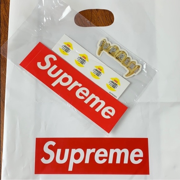 supreme grill sticker